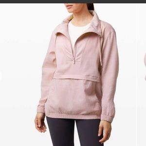 NWT Lululemon Pack Light Pullover *Packable in Porcelain Pink